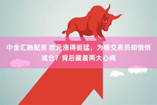 中金汇融配资 欧元涨得挺猛，为啥交易员却悄悄减仓？背后藏着两大心病